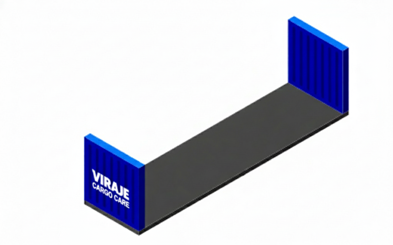 40' Flat Rack Container