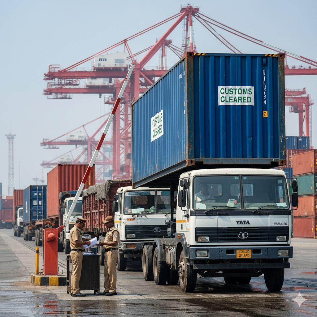 Customs Broker at Work